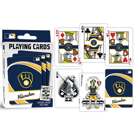 Milwaukee Brewers Playing Cards - 54 Card Deck