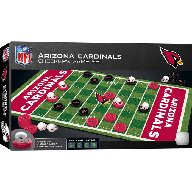 Arizona Cardinals Checkers Board Game