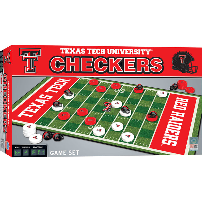 Texas Tech Red Raiders Checkers Board Game