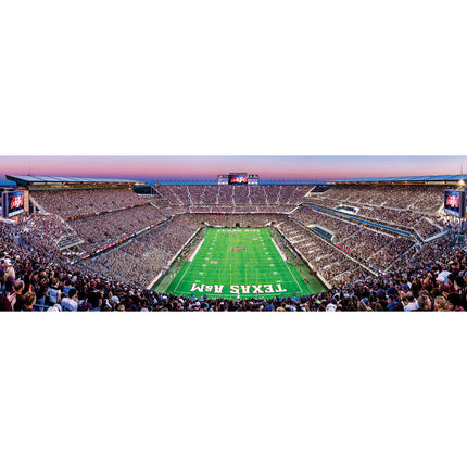 Texas A&M Aggies NCAA 1000pc Panoramic Puzzle - End Zone