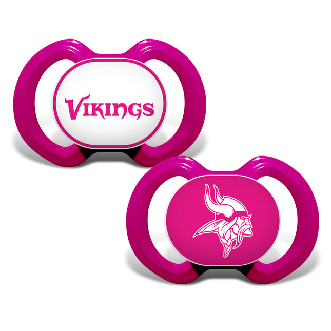 Minnesota Vikings - Pink Pacifier 2-Pack