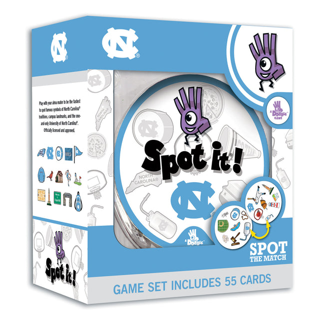 UNC Tar Heels Spot It! Card Game