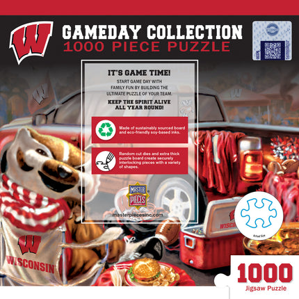 Wisconsin Badgers - Gameday 1000 Piece Jigsaw Puzzle