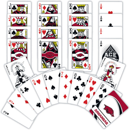 Arkansas Razorbacks NCAA Playing Cards