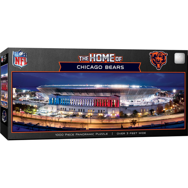 Chicago Bears - Stadium View 1000 Piece Panoramic Jigsaw Puzzle