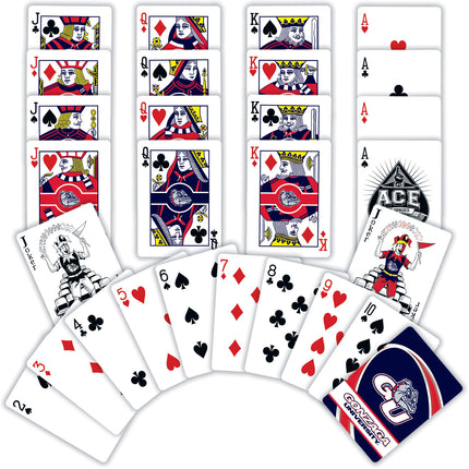 Gonzaga Bulldogs NCAA Playing Cards