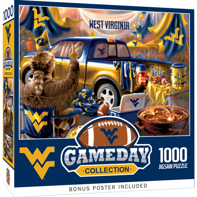 West Virginia Mountaineers - Gameday 1000 Piece Jigsaw Puzzle