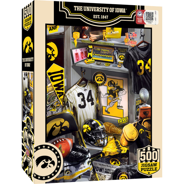 Iowa Hawkeyes - Locker Room 500 Piece Jigsaw Puzzle