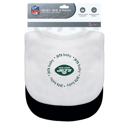 New York Jets NFL Baby Bibs 2-Pack