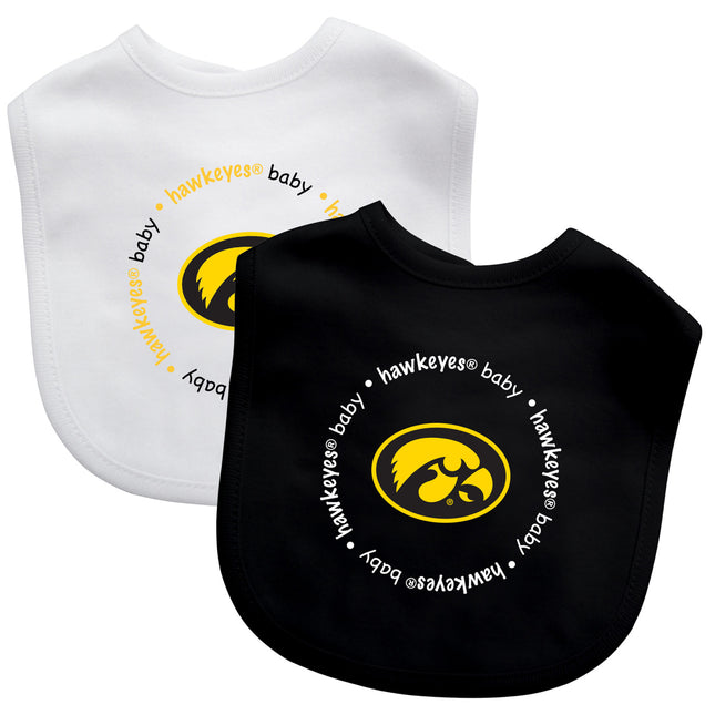 Iowa Hawkeyes - Baby Bibs 2-Pack