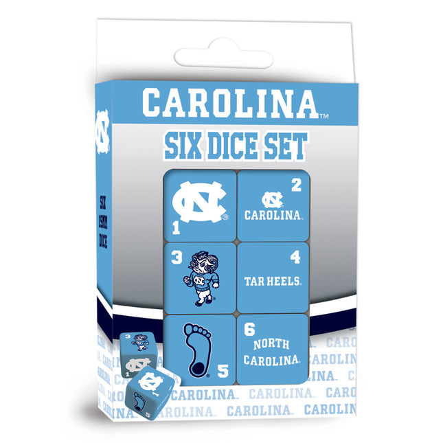 UNC Tar Heels Dice Set - 19mm