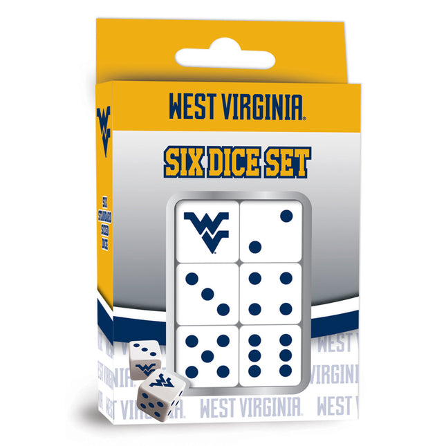 West Virginia Mountaineers Dice Set