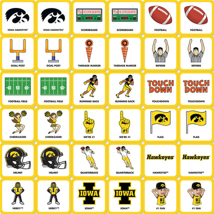 Iowa Hawkeyes NCAA Matching Game