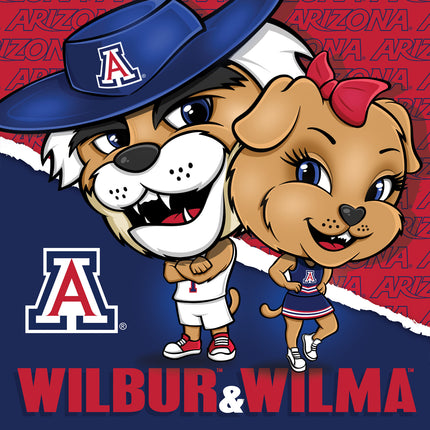 Arizona Wildcats NCAA Mascot 100 Piece Square Puzzle