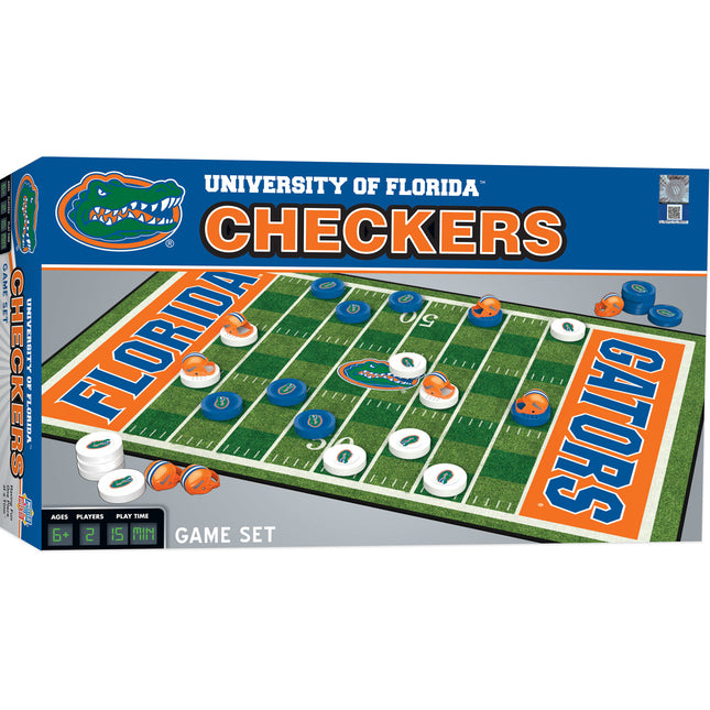 Florida Gators Checkers Board Game