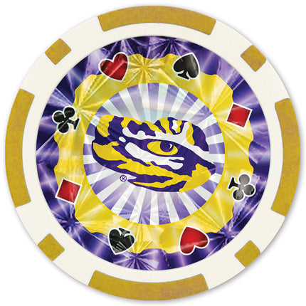 LSU Tigers NCAA Poker Chips 20pc