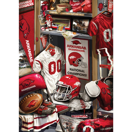 Arkansas Razorbacks NCAA Locker Room 500pc Puzzle