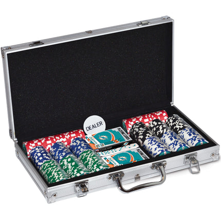 Miami Dolphins 300 Piece Poker Set