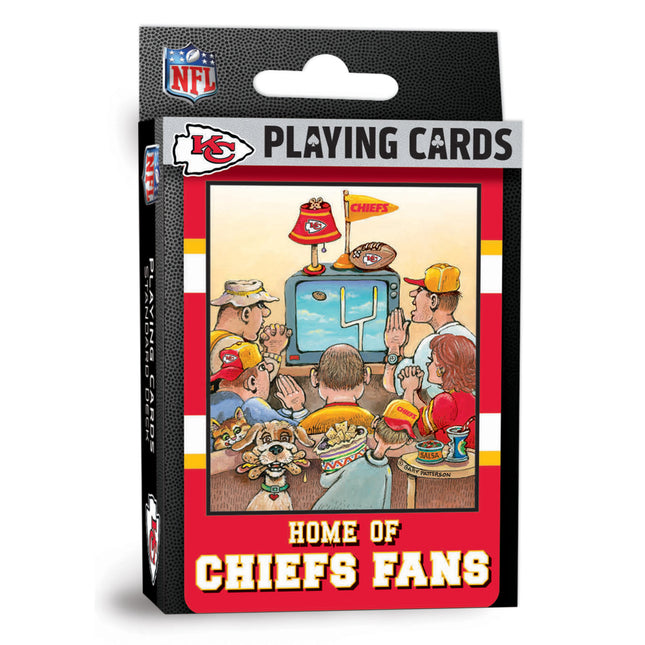 Kansas City Chiefs Fan Deck Playing Cards - 54 Card Deck