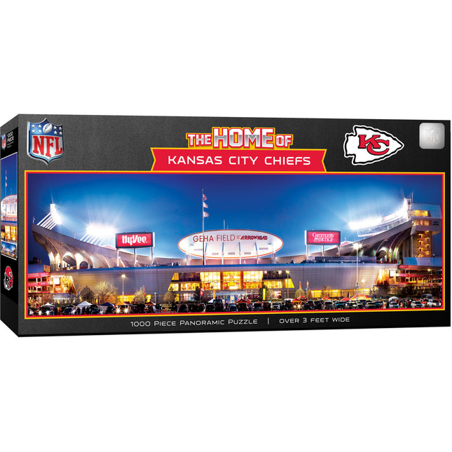 Kansas City Chiefs - Stadium View 1000 Piece Panoramic Jigsaw Puzzle