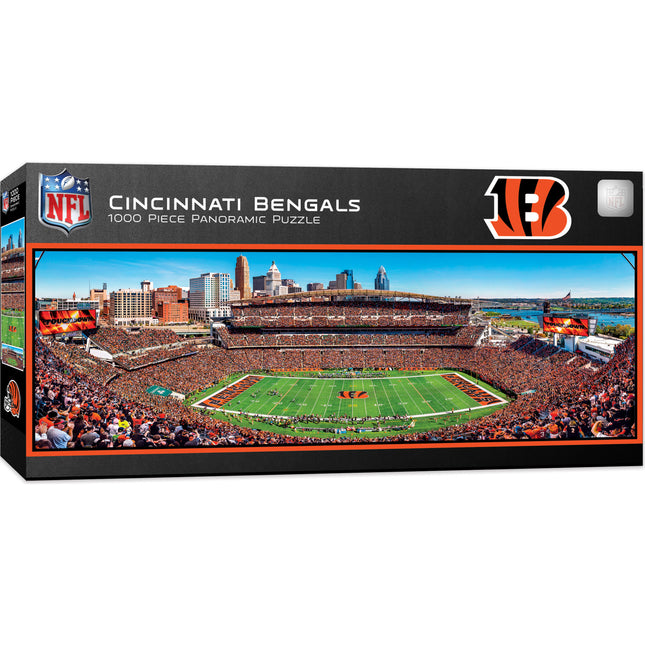 Cincinnati Bengals - 1000 Piece Panoramic Jigsaw Puzzle