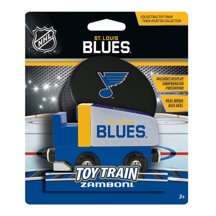 St. Louis Blues NHL Wood Train Zamboni