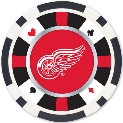 Detroit Red Wings NHL Poker Chips 100pc