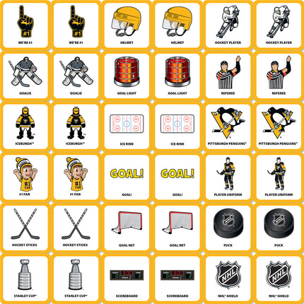 Pittsburgh Penguins NHL Matching Game