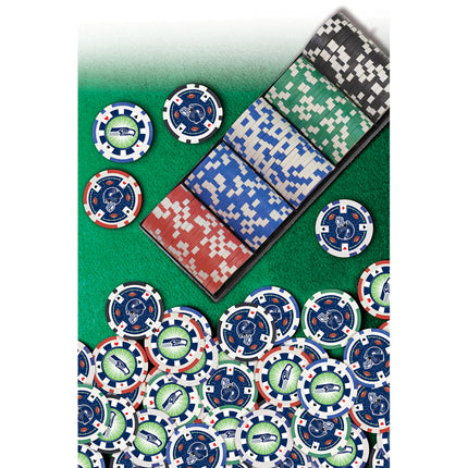 Seattle Seahawks 100 Piece Poker Chips