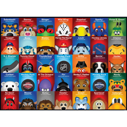 NHL Mascots 100pc Puzzle