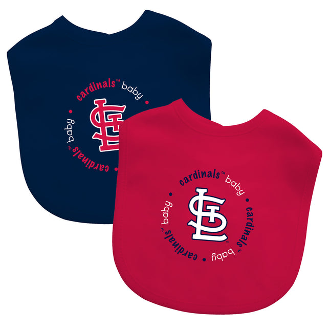 St. Louis Cardinals - Baby Bibs 2-Pack - Red & Navy