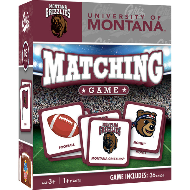 Montana Grizzlies Matching Game