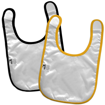 Pittsburgh Steelers - Baby Bibs 2-Pack - Yellow & Black