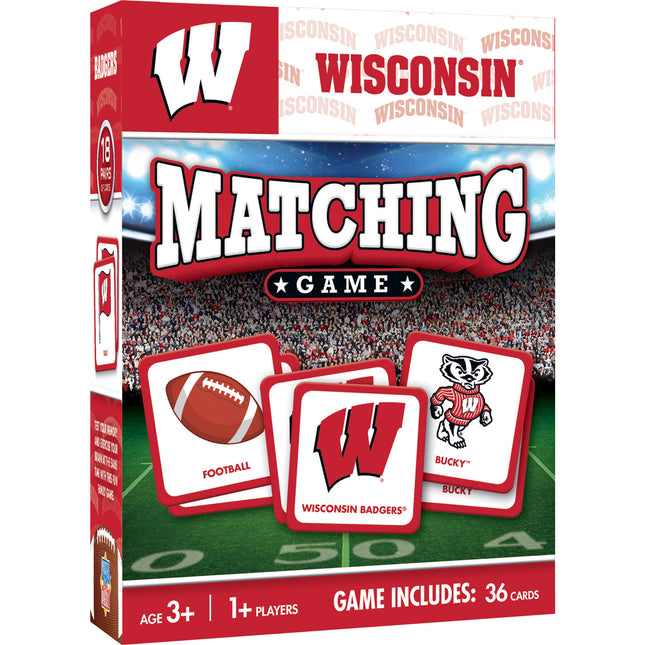 Wisconsin Badgers Matching Game