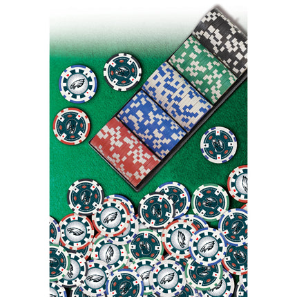 Philadelphia Eagles 100 Piece Poker Chips