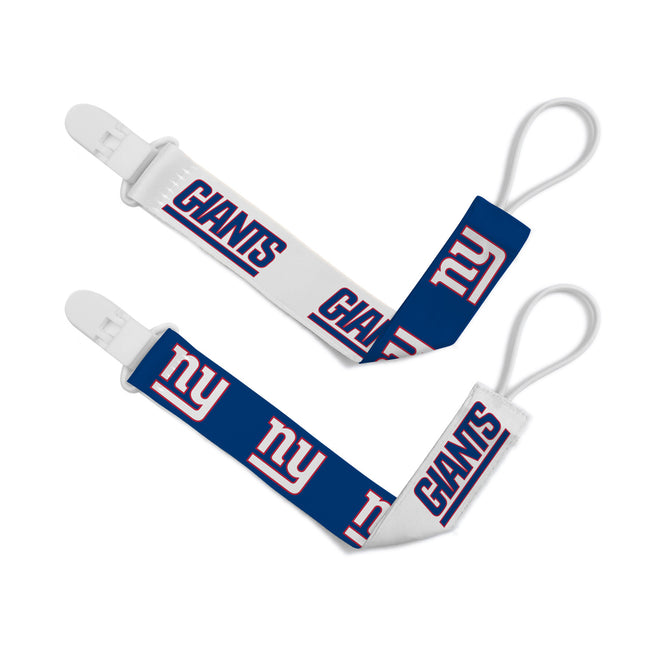 New York Giants - Pacifier Clip 2-Pack