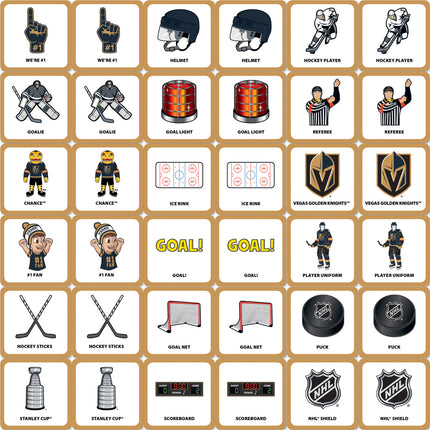 Las Vegas Golden Knights NHL Matching Game