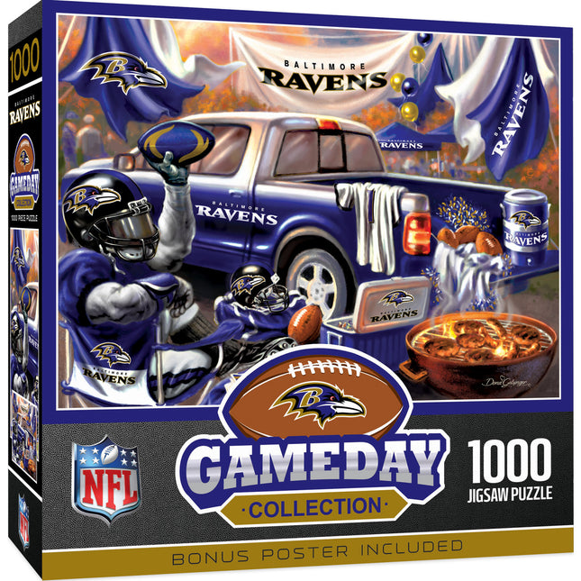 Baltimore Ravens - Gameday 1000 Piece Jigsaw Puzzle