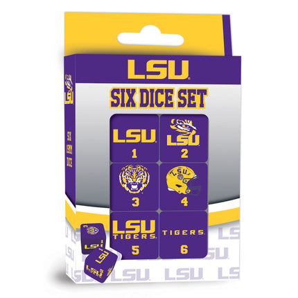 LSU Tigers Dice Set - 19mm