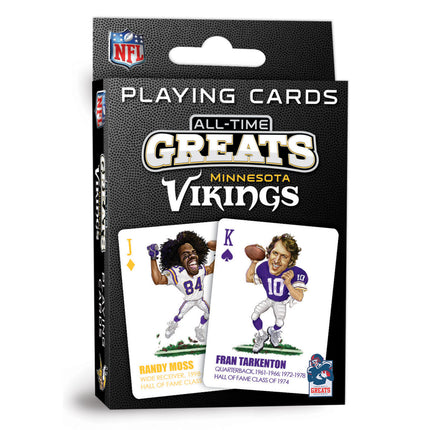 Minnesota Vikings All-Time Greats Playing Cards - 54 Card Deck