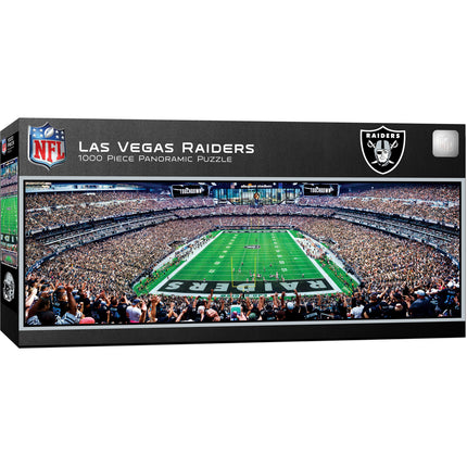 Las Vegas Raiders - 1000 Piece Panoramic Jigsaw Puzzle - End View