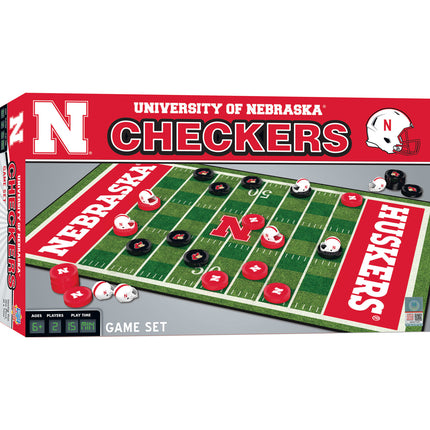 Nebraska Cornhuskers Checkers