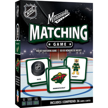 Minnesota Wild Matching Game