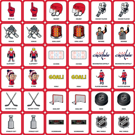 Washington Capitals NHL Matching Game