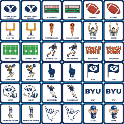 BYU Cougars NCAA Matching Game