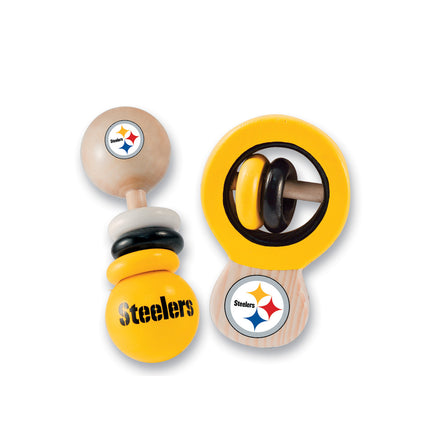 Pittsburgh Steelers - Baby Rattles 2-Pack