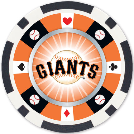 San Francisco Giants MLB Poker Chips 100pc