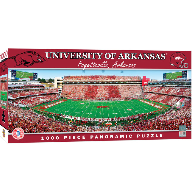 Arkansas Razorbacks - 1000 Piece Panoramic Jigsaw Puzzle