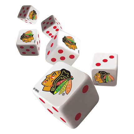 Chicago Blackhawks NHL Dice Set