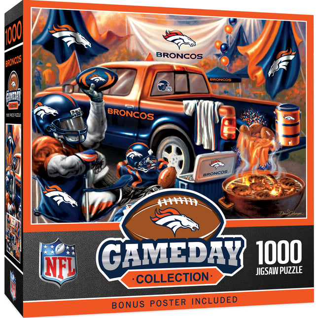 Denver Broncos - Gameday 1000 Piece Jigsaw Puzzle